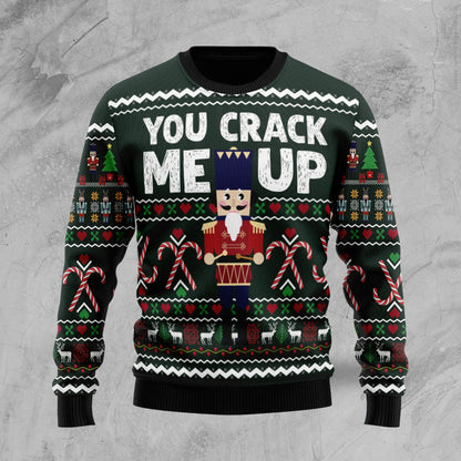 Nutcracker You Crack Me Up Ugly Christmas Sweater ,Christmas Ugly Sweater,Christmas Gift,Gift Christmas 2024
