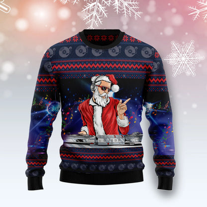 Santa Claus Dance Night Party unisex womens & mens, couples matching, friends, funny family ugly christmas holiday sweater gifts,Christmas Ugly Sweater