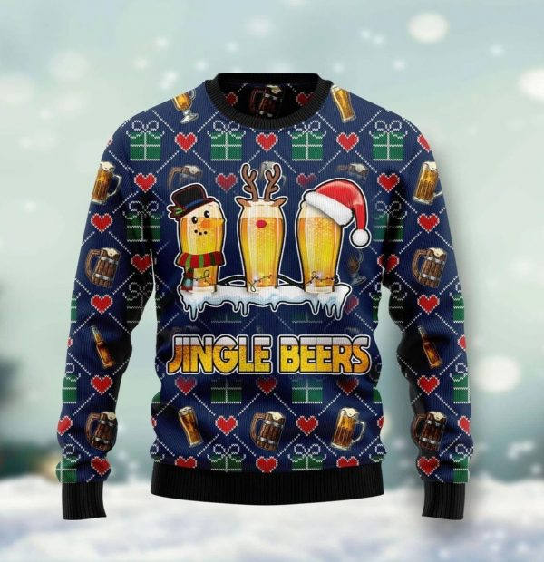 Christmas Jingle Beers Ugly Christmas Sweater, Christmas Ugly Sweater,Christmas Gift,Gift Christmas 2022
