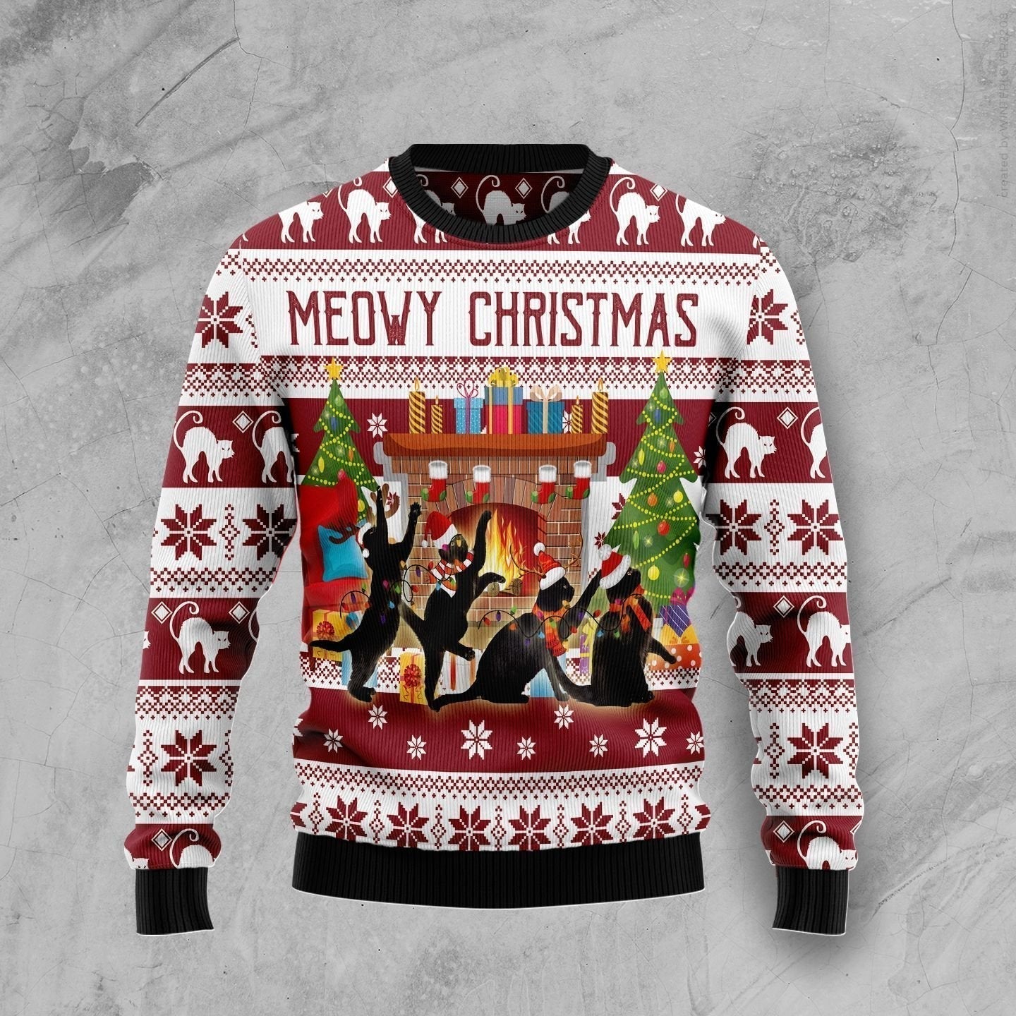 Black Cat Christmas Dancing Ugly Christmas Sweater,Christmas Ugly Sweater,Christmas Gift,Gift Christmas 2022
