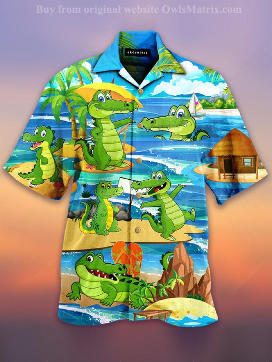 Crocodile Love Life Limited - Hawaiian Shirt, Hawaiian Shirt Gift, Christmas Gift