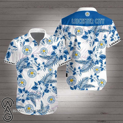 Leicester City Hawaiian Shirt, Hawaiian Shirt Gift, Christmas Gift