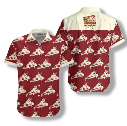 Dreaming About Pizza Funny Design Hawaiian Shirt,Hawaiian Shirt Gift, Christmas Gift