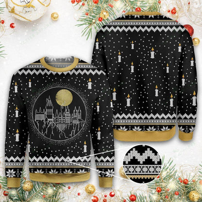 Castle Candles Ugly Christmas Sweater, Christmas Ugly Sweater,Christmas Gift,Gift Christmas 2022