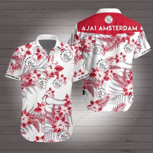 Ajax Amsterdam Hawaiian Shirt, Hawaiian Shirt Gift, Christmas Gift