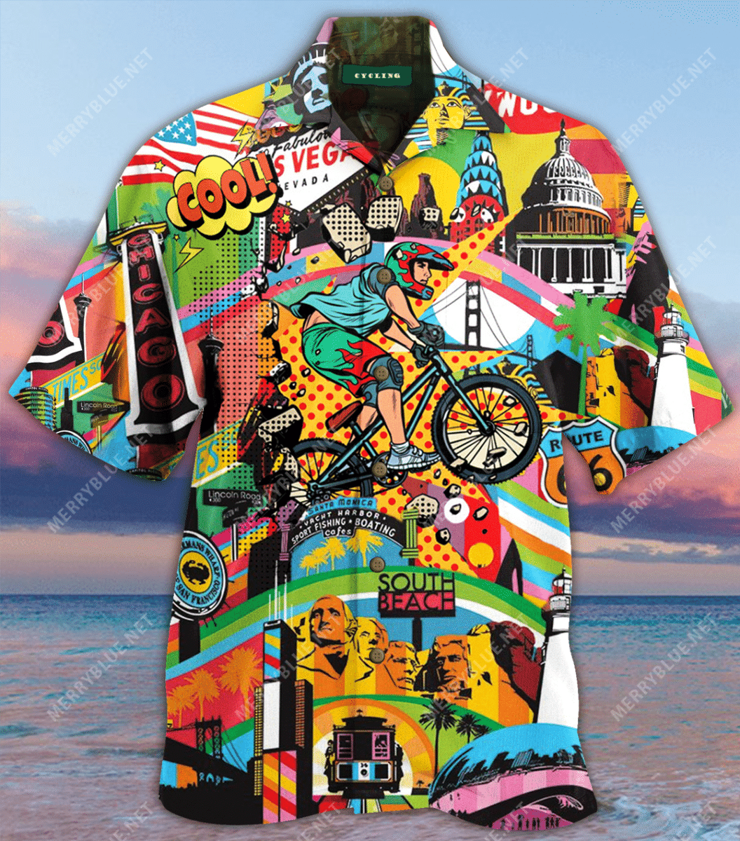 High Quality Amazing Cycling Hawaiian Shirt, Hawaiian Shirt Gift, Christmas Gift