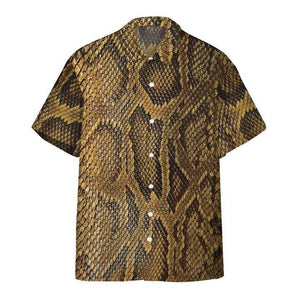 Awesome Snake Skin Pattern Hawaiian Shirt, Hawaiian For Gift