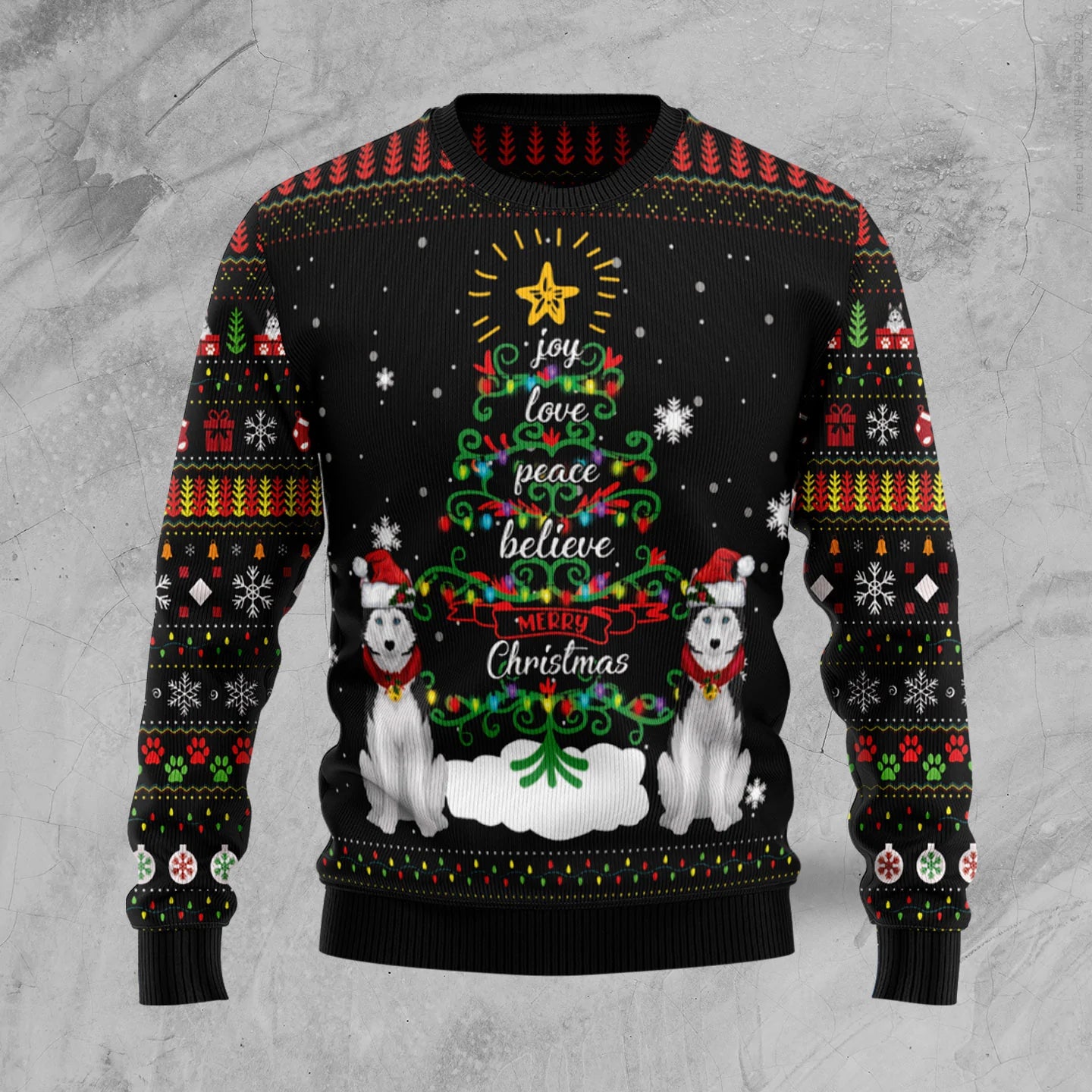 Siberian Husky Ugly Christmas Sweater, Christmas Gift,Gift Christmas 2024