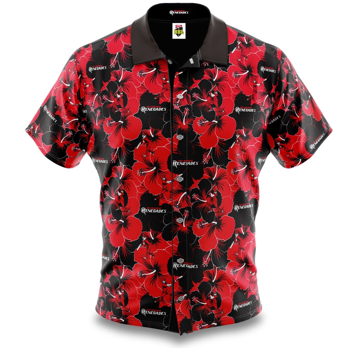 Bbl Melbourne Renegades Hawaiian Aloha Shirt Hawaiian Shorts Beach Short Sleeve, Hawaiian Shirt Gift, Christmas Gift