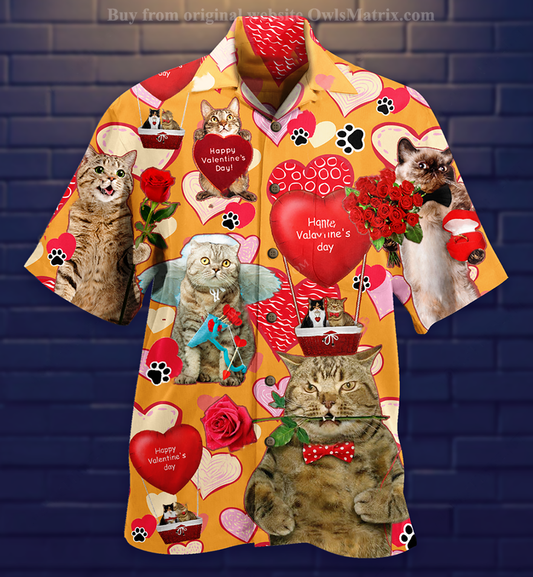 Cats Love You Forever - Hawaiian Shirt, Hawaiian Shirt Gift, Christmas Gift