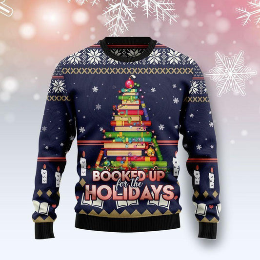 Book Christmas Tree Ugly Christmas Sweater, Christmas Ugly Sweater,Christmas Gift,Gift Christmas 2022