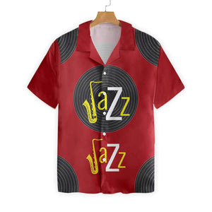 World Of Jazz On Maroon Design Hawaiian Shirt, Hwaiian For Gift