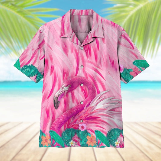 Flamingo Hawaiian Shirt  Hawaiian Shirt For Men  Hawaiian Shirt For Women, Hawaiian Shirt Gift, Christmas Gift