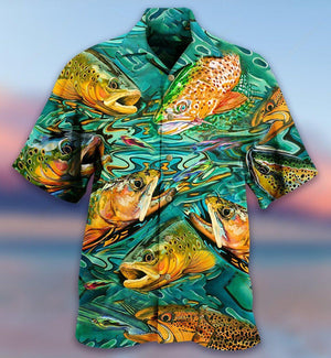 Fishing Fish Lover - Hawaiian Shirt_ Hawaiian Shirt Gift, Christmas Gift