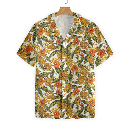 The Spring Tropical Banana Plant Hawaiian Shirt, Hawaiian Shirt Gift, Christmas Gift