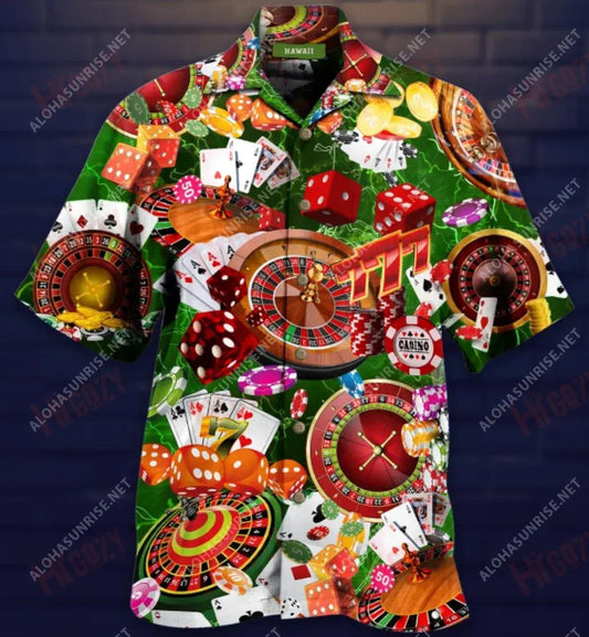 It'S Only A Gambling Problem If You'Re Losing Unisex Hawaiian Shirt Summer Short Sleeve Best Hawaiian Shirts Hawaiian Shirt Pattern, Hawaiian Shirt Gift, Christmas Gift