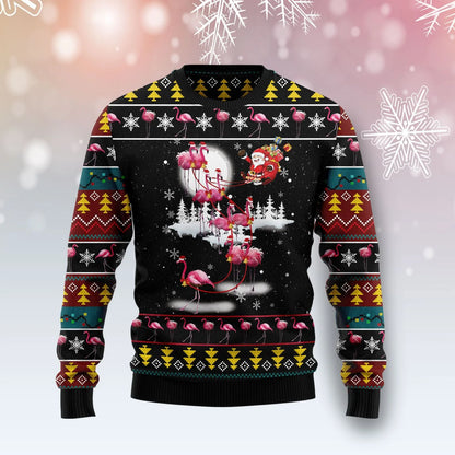 Flamingo Reindeer Ugly Christmas Sweater,Christmas Ugly Sweater,Christmas Gift,Gift Christmas 2024