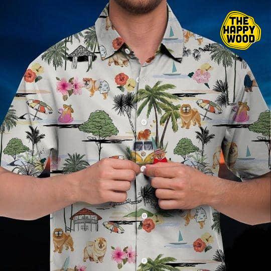 Chow Chow Hawaiian Shirt Hawaiian Shirt Hawaii Beach Retro, Hawaiian Shirt Gift, Christmas Gift