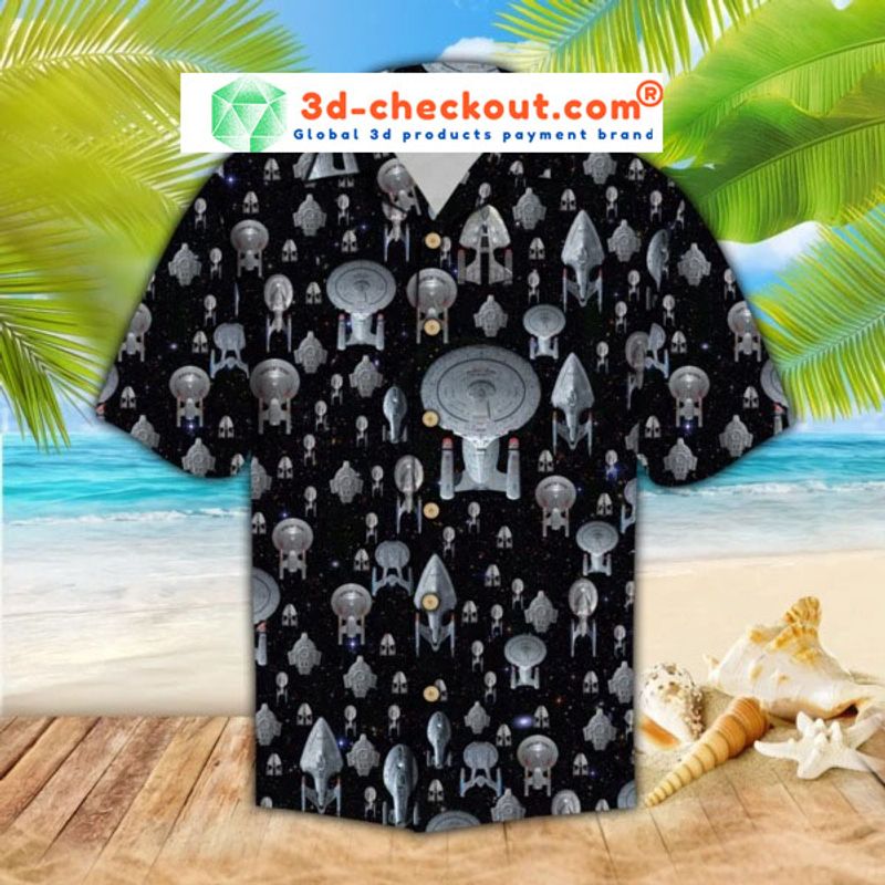 Spaceship Hawaiian Shirt, Hawaiian Shirt Gift, Christmas Gift