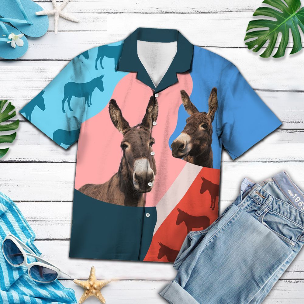 Donkey Lover- Hawaiian Shirt_Hawaiian Shirt Gift, Christmas Gift