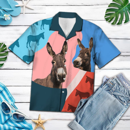 Donkey Lover- Hawaiian Shirt_Hawaiian Shirt Gift, Christmas Gift