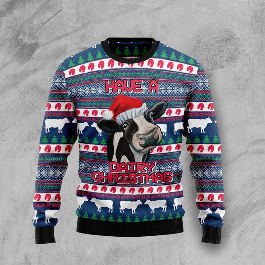 Cow Dairy Ugly Christmas Sweater, Christmas Ugly Sweater,Christmas Gift,Gift Christmas 2022