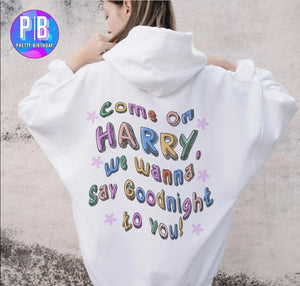 As It Was Coloring Book Hoodie  Come on , we wanna say goodnight to you  we wanna say goodnight to you hoodies