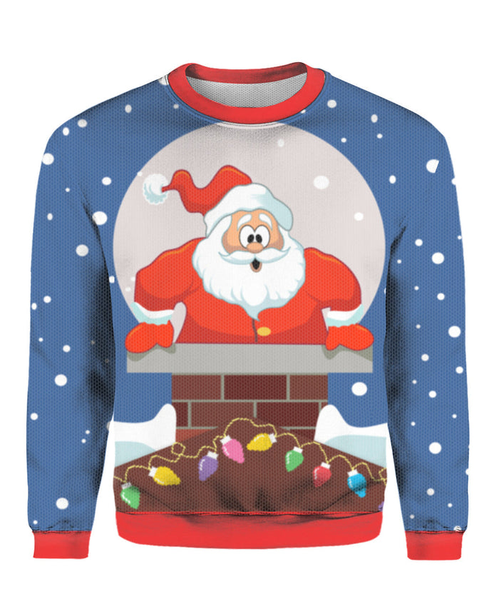 Funny Santa Loves Going Down Ugly Christmas Sweater, Christmas Gift, Gift Christmas 2024