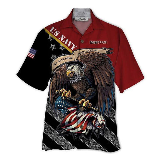 Ready Reserve US Air Navy Veteran Background Hawaiian Shirt, Hawaiian Shirt Gift, Christmas Gift