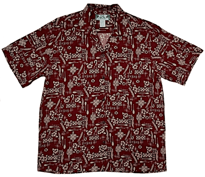 Tapa Hook Hawaiian Aloha Shirt Hawaiian Shorts Beach Short Sleeve, Hawaiian Shirt Gift, Christmas Gift