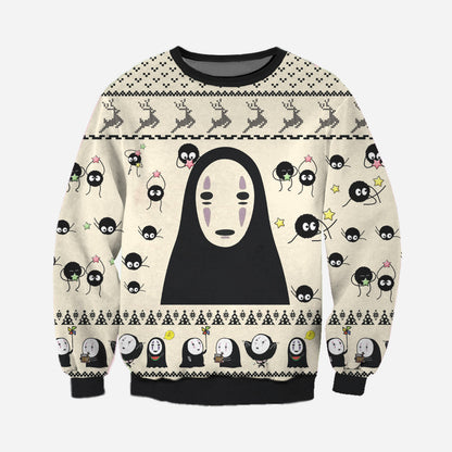 No- Face Knitting Pattern 3D Print Ugly Sweater Hoodie All Over Printed,Christmas Ugly Sweater,Christmas Gift,Gift Christmas 2022