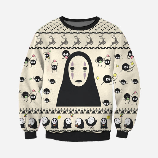 No- Face Knitting Pattern 3D Print Ugly Sweater Hoodie All Over Printed,Christmas Ugly Sweater,Christmas Gift,Gift Christmas 2022