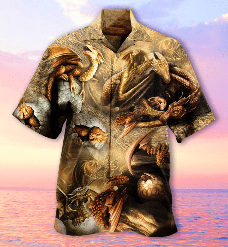 Dragon Love Life 1 Pattern Hawaiian Shirt,Hawaiian Shirt Gift, Christmas Gift