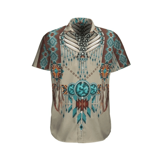 Fantasy Native America Watercolor Design Hawaiian Shirt,Hawaiian Shirt Gift, Christmas Gift