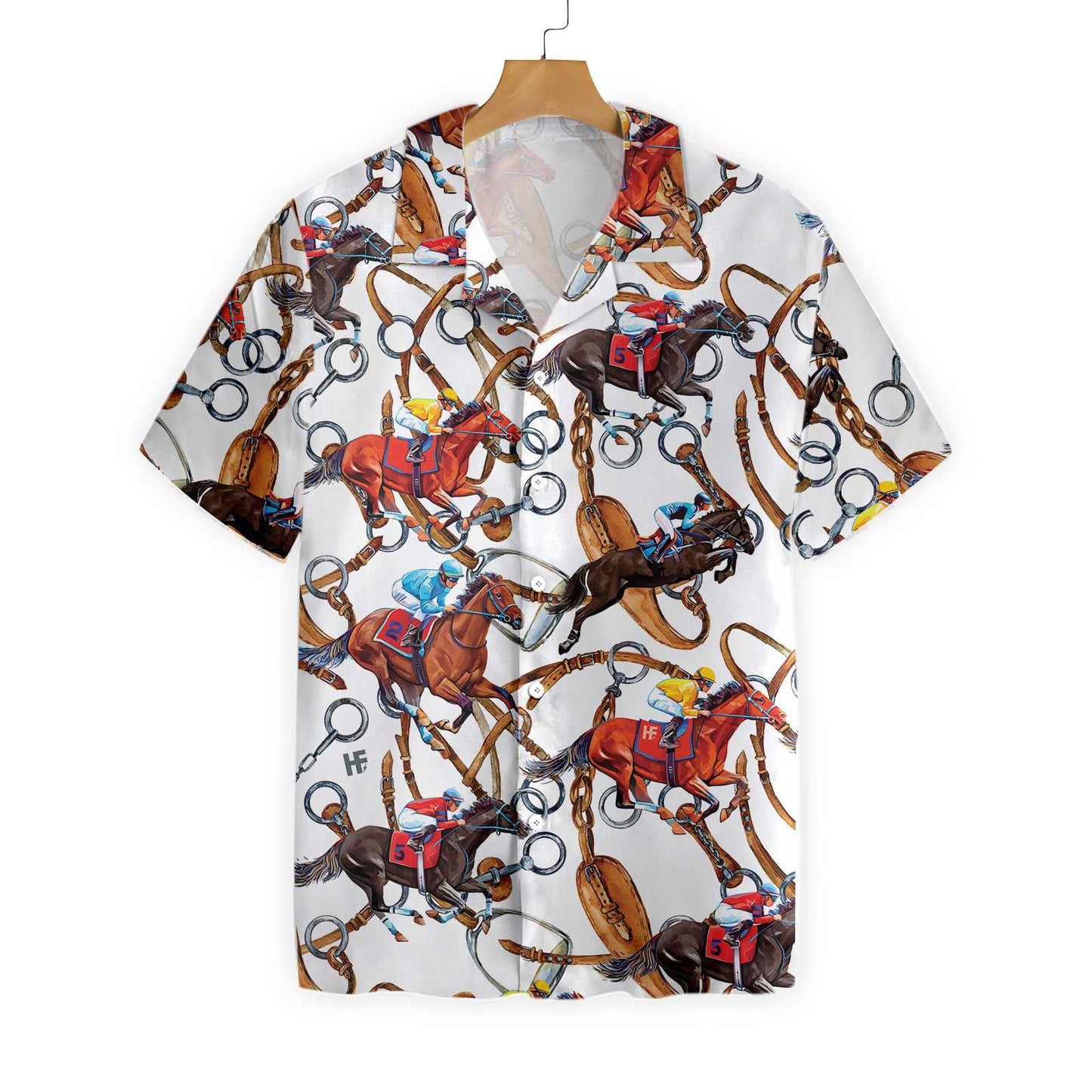 Horse And Long Rope Design Hawaiian Shirt, Hawaiian Shirt Gift, Christmas Gift