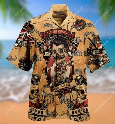 Amazing Barbershop Unisex Hawaiian Shirt, Hawaiian Shirt Christmas Gift