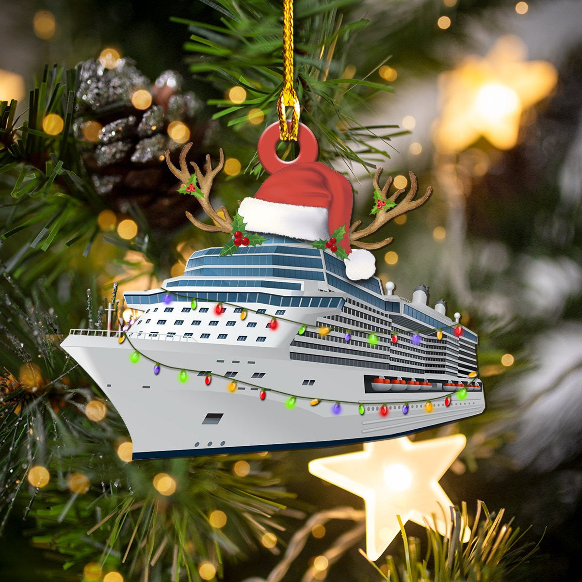 Cruise Christmas Ornament, Christmas Gift, Christmas Decoration