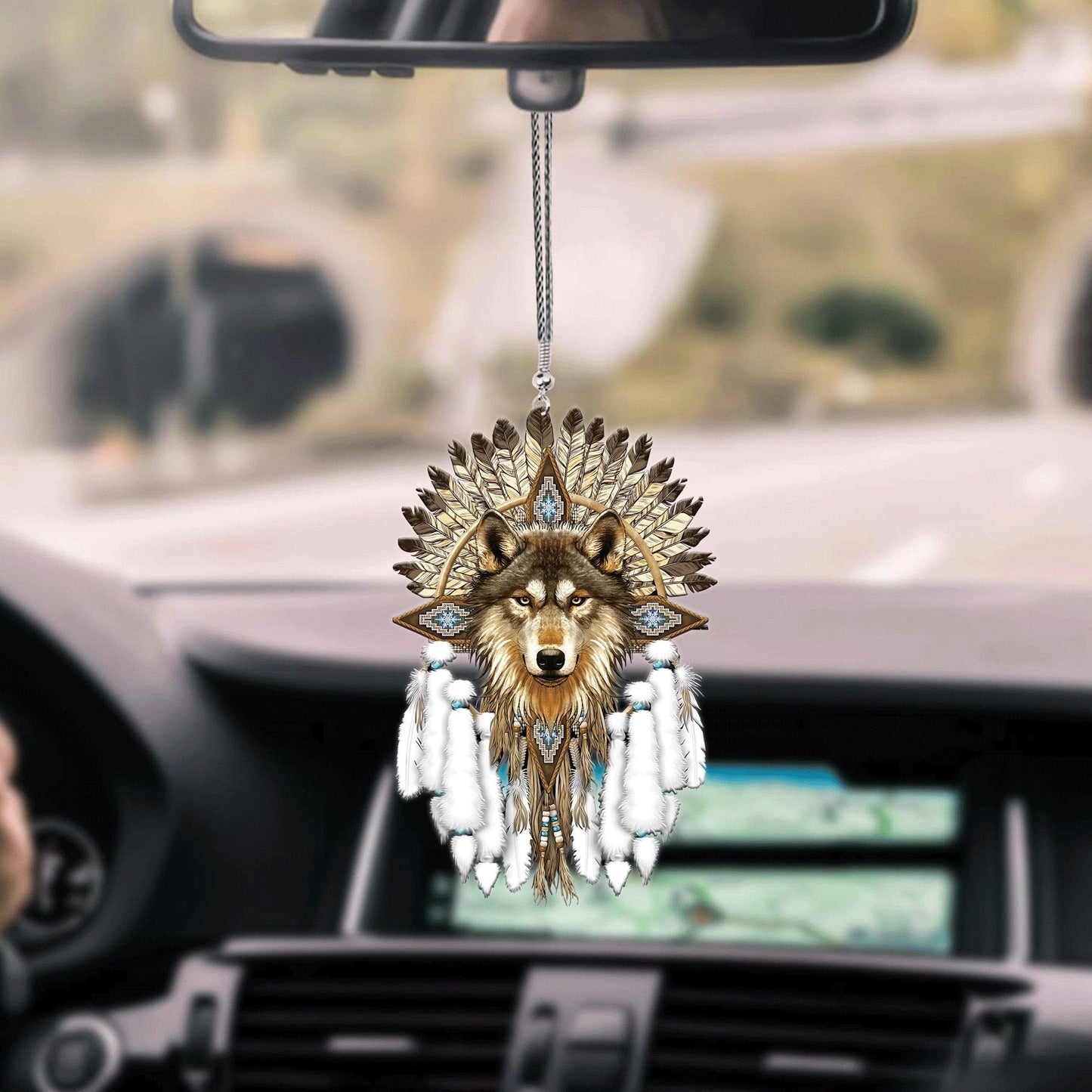 Native American Car Hanging Ornament, Car Accessories Interior, Christmas Decoration