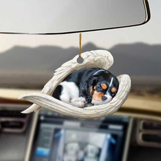 Cavalier King Charles Spaniel Sleeping Angel Ornament, Happy Christmas Ornament, Christmas Gift, Christmas Decoration