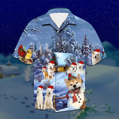 Find Akita Christmas Hawaiian Shirt_Hawaiian Shirt Gift, Christmas Gift