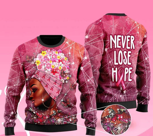 Breast Cancer Awareness Ugly Christmas Sweater, Christmas Ugly Sweater,Christmas Gift,Gift Christmas 2022