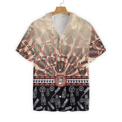 Let It Grow Unique Symbol Impressive Design Hawaiian Shirt, Hawaiian Shirt Gift, Christmas Gift
