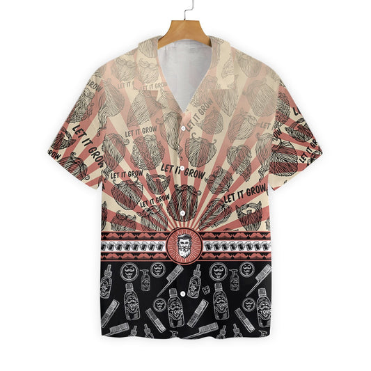 Let It Grow Unique Symbol Impressive Design Hawaiian Shirt, Hawaiian Shirt Gift, Christmas Gift