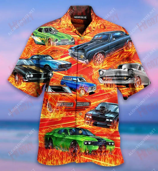Just One More Car Auto Racing Unisex Hawaiian Shirt Ocean Aloha Shirt Custom Hawaiian Shirts Hawaiian Shirt Pattern, Hawaiian Shirt Gift, Christmas Gift