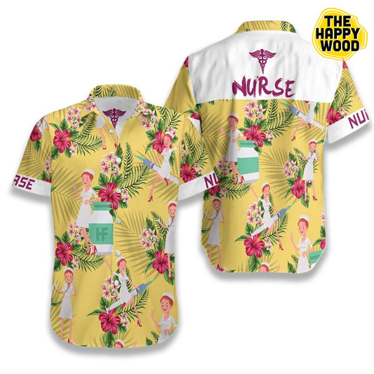 Nurse Hawaiian Shirt, Hawaiian Shirt Gift, Christmas Gift