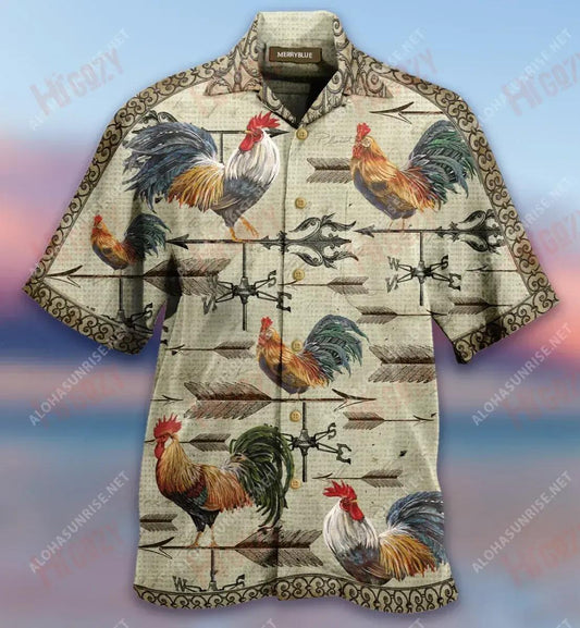 Find A Way Or Make One Weathervane Rooster Short Sleeve Shirt Hobbies Hawaiian T Shirts Best Hawaiian Shirts Hawaiian Shirt Pattern, Hawaiian Shirt Gift, Christmas Gift