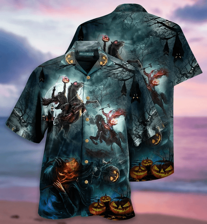 Where Is My Head Halloween Dramatic Hawaiian Shirt, Hwaiian For Gift