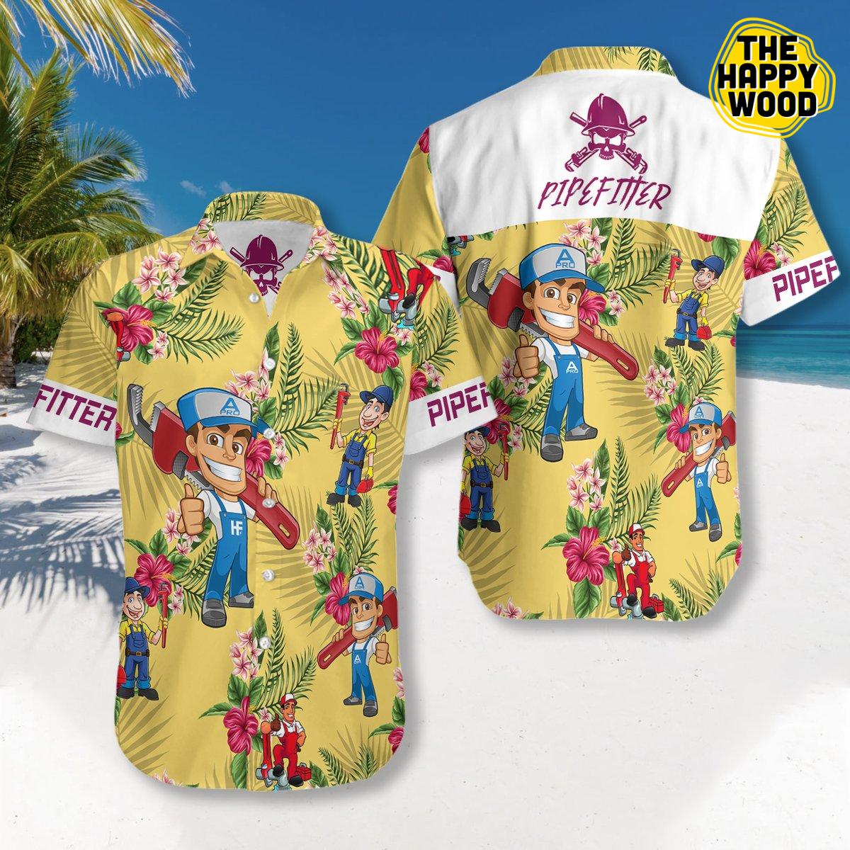 Pipefitter Hawaiian Shirt, Hawaiian Shirt Gift, Christmas Gift