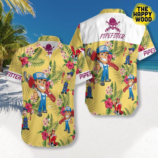 Pipefitter Hawaiian Shirt, Hawaiian Shirt Gift, Christmas Gift