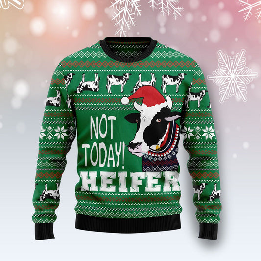 Cow Not Today Ugly Christmas Sweater, Christmas Ugly Sweater,Christmas Gift,Gift Christmas 2022